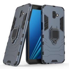 Защитный чехол Strong Guard Ring для Samsung J610 Galaxy J6 Plus 2018 Navy