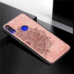 Защитный чехол Textile Decor для Xiaomi Redmi 7 Розовый