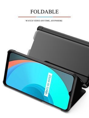 Чохол-книжка Clear View Mirror для Realme C11 Чорний