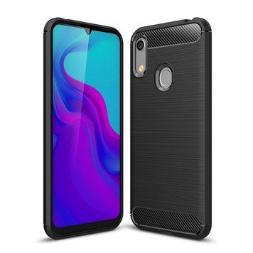 Защитный чехол Slim TPU для Huawei Y6 2019 / Huawei Honor 8A (с вырезом под сканер) Черный