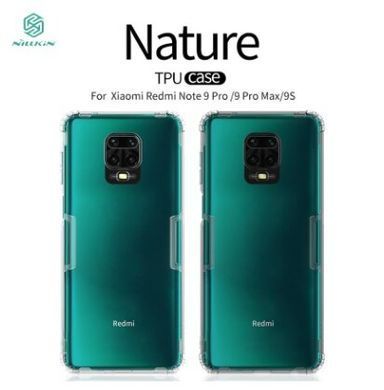 TPU чохол Nillkin Nature для Xiaomi Redmi Note 9 Pro / Redmi Note 9S / Redmi Note 9 Pro Max Сірий