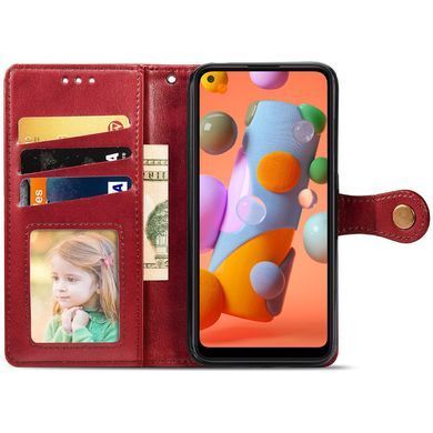 Чехол-книжка Polera Book для Samsung A115F Galaxy A11 / Galaxy M11 Красный