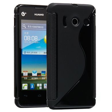 Чохол TPU S-line для Huawei Ascend Y300 Чорний