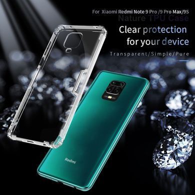 TPU чохол Nillkin Nature для Xiaomi Redmi Note 9 Pro / Redmi Note 9S / Redmi Note 9 Pro Max Прозорий