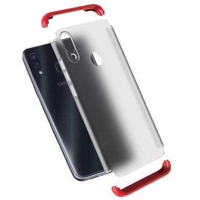 Захисний чохол GKK Matte 360 для Samsung A205F Galaxy A20 / A305F Galaxy A30 2019 Червоний