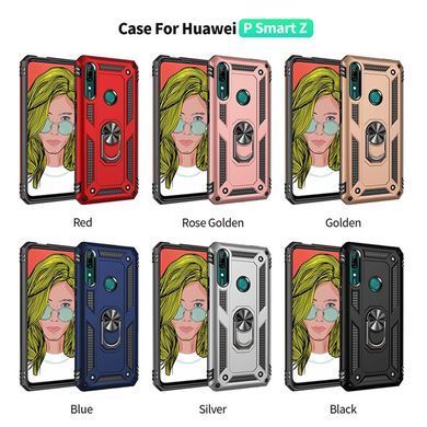 Захисний чохол Kvadrat Ring для Huawei P Smart Z Сріблястий