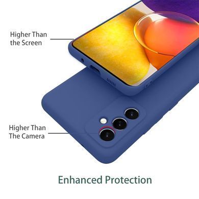 Захисний чохол Liquid Case Full Camera для Samsung M526 Galaxy M52 Бордовий