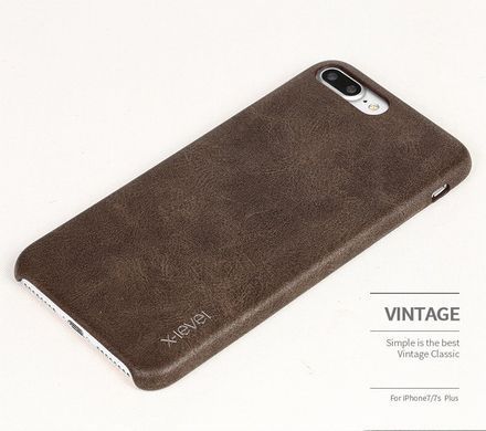 Захисний чохол X-level Vintage для iPhone 7 Plus / iPhone 8 Plus (5.5") Коричневий