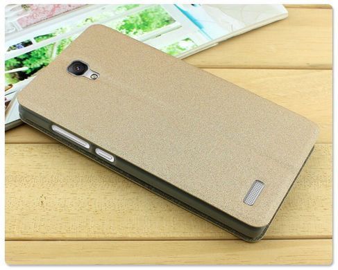 Чохол-книжка Pudini Goldsand для Xiaomi Redmi Note Золотий