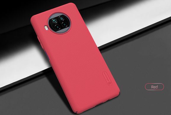 Защитный чехол Nillkin Frosted Shield для Xiaomi Mi 10T Lite / Redmi Note 9 Pro 5G Красный