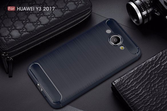 Захисний чохол iPaky Slim TPU для Huawei Y3 2017 / Y3 2018 Синій