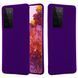 Защитный чехол Liquid Case Full Cover для Samsung Galaxy S21 Ultra Фиолетовый
