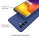 Захисний чохол Liquid Case Full Camera для Samsung M526 Galaxy M52 Бордовий
