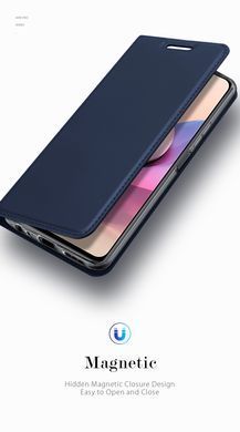 Чехол-книжка Dux Ducis для Xiaomi Redmi Note 10 / Redmi Note 10S / Poco M5s Синий