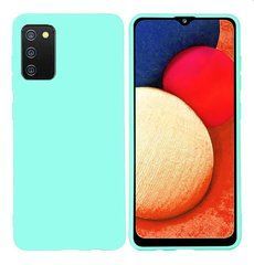 Защитный чехол Liquid Case Full Cover для Samsung A025 Galaxy A02s Голубой