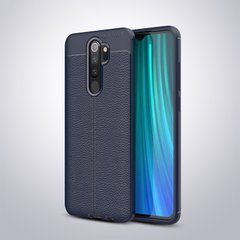 Захисний чохол Leather для Xiaomi Redmi Note 8 Pro Синій