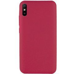 Захисний чохол Liquid Case Full Cover для Xiaomi Redmi 9A Малиновий