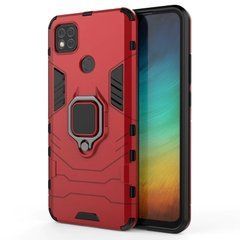 Захисний чохол Strong Guard Ring для Xiaomi Redmi 9C / Redmi 10A Червоний