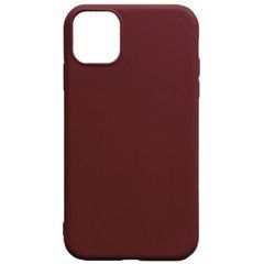 Защитный чехол TPU Softon для iPhone 13 mini (5.4") Бордовый