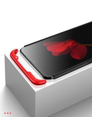 Защитный чехол GKK Full 360 для Xiaomi Mi9 SE Черный / Красный
