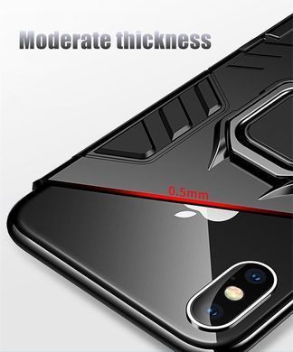 Захисний чохол Strong Guard Ring для iPhone 10 (X) / iPhone XS Чорний
