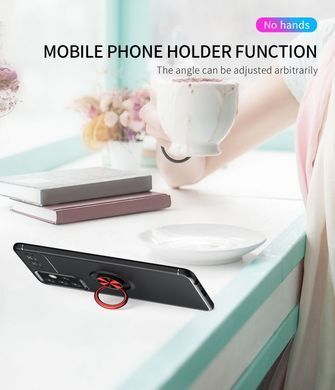 Защитный чехол Color Ring для Samsung A325F Galaxy A32 4G Красный