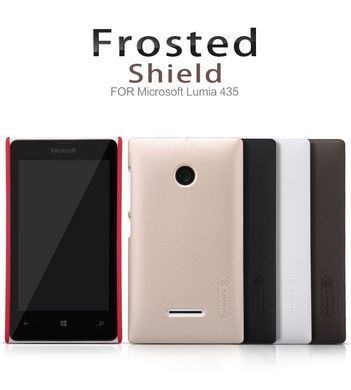 Захисний чохол Nillkin Frosted Shield для Microsoft Lumia 435 Чорний