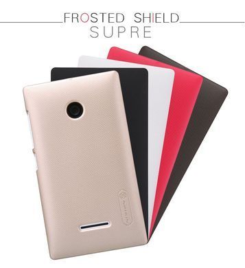 Захисний чохол Nillkin Frosted Shield для Microsoft Lumia 435 Чорний
