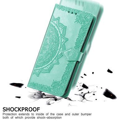 Чехол-книжка Art Book для Xiaomi Redmi Note 9 5G / Redmi Note 9T Бирюзовый