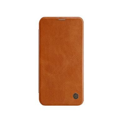 Чохол-книжка Nillkin Qin для iPhone 12 / iPhone 12 Pro (6.1") Коричневий