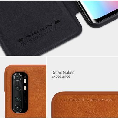 Чохол-книжка Nillkin Qin для Xiaomi Mi Note 10 Lite Чорний