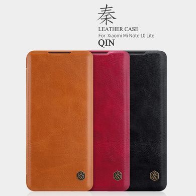 Чохол-книжка Nillkin Qin для Xiaomi Mi Note 10 Lite Чорний