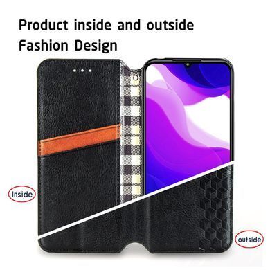 Чехол-книжка Tessero Book для Xiaomi Mi 10 Lite Черный
