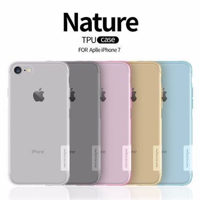 TPU чехол Nillkin Nature для iPhone 7 / iPhone 8 / SE 2020 (4.7") Голубой