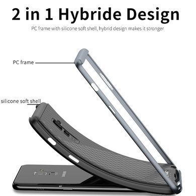 Ударопрочный чехол iPaky TPU+PC для Samsung A530 Galaxy A8 2018 Черный / Золотистый