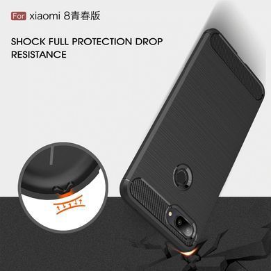 Захисний чохол iPaky Slim TPU для Xiaomi Mi8 Lite Чорний