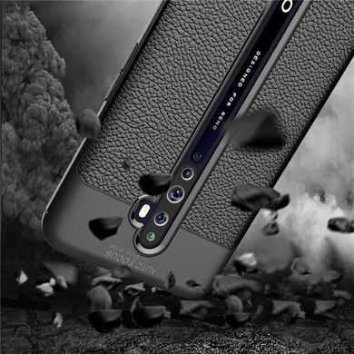 Защитный чехол Leather для Oppo Reno 2Z Черный