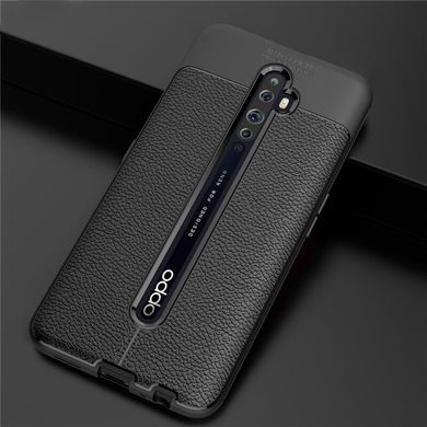 Защитный чехол Leather для Oppo Reno 2Z Черный