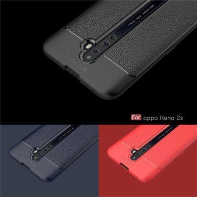 Защитный чехол Leather для Oppo Reno 2Z Черный