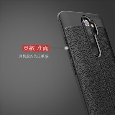 Защитный чехол Leather для Xiaomi Redmi Note 8 Pro Черный