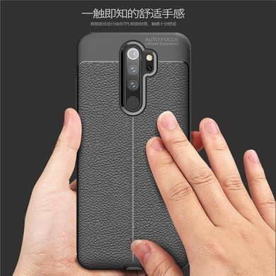 Защитный чехол Leather для Xiaomi Redmi Note 8 Pro Черный