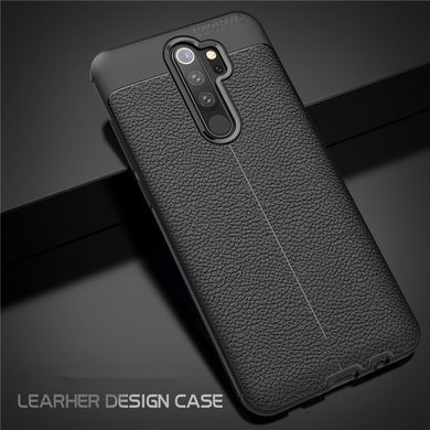 Защитный чехол Leather для Xiaomi Redmi Note 8 Pro Черный