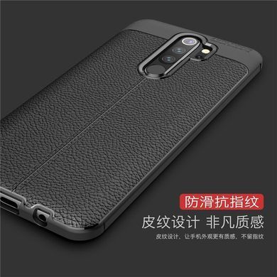 Защитный чехол Leather для Xiaomi Redmi Note 8 Pro Черный