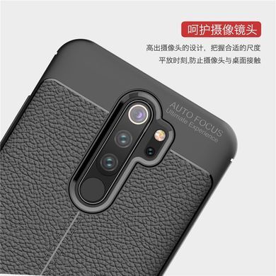 Защитный чехол Leather для Xiaomi Redmi Note 8 Pro Черный