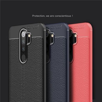 Защитный чехол Leather для Xiaomi Redmi Note 8 Pro Черный