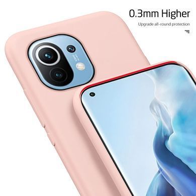 Захисний чохол Liquid Case Full Cover для Xiaomi Mi 11 Dark Blue
