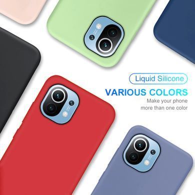 Захисний чохол Liquid Case Full Cover для Xiaomi Mi 11 Dark Blue