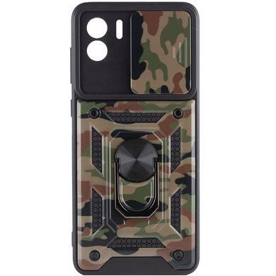 Захисний чохол Camo Ring Lock для Xiaomi Redmi A1 / Redmi A2 Коричневий