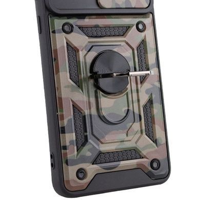 Захисний чохол Camo Ring Lock для Xiaomi Redmi A1 / Redmi A2 Коричневий