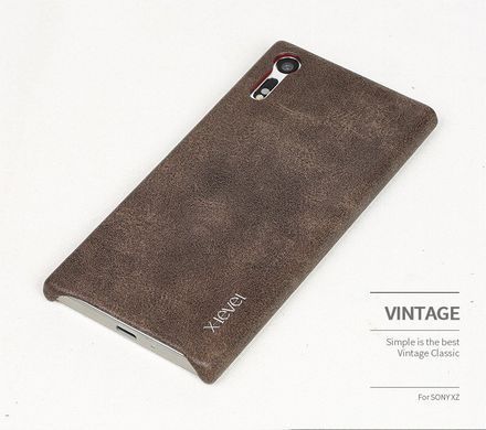 Защитный чехол X-level Vintage для Sony Xperia XZ / XZs Коричневый